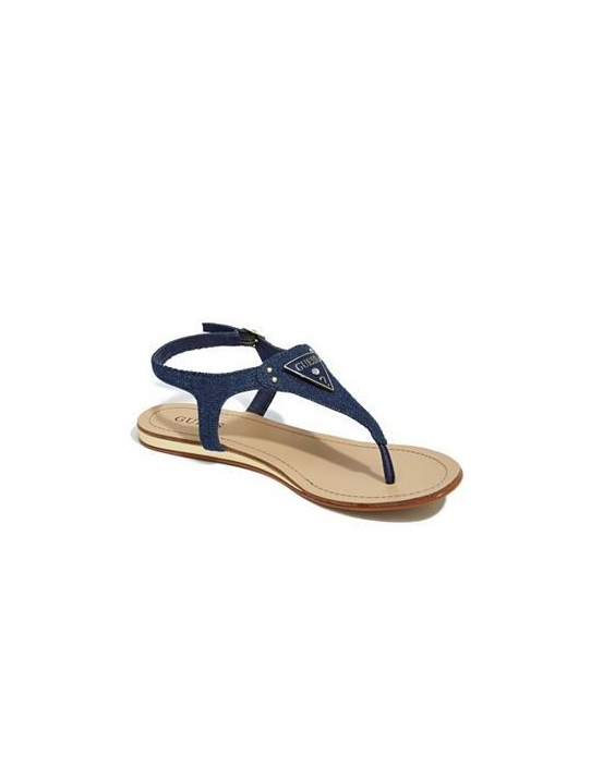 GUESS sandálky Carmela riflové modré
