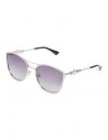 GUESS okuliare Cat Eye Metal Sunglasses silver