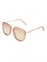 GUESS brýle Round Top-Bar Sunglasses