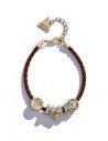 Outlet - GUESS náramok Friendship Charm Bracelet hnedý