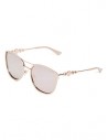 GUESS okuliare Cat Eye Metal Sunglasses rose gold