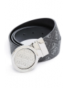 GUESS opasok Quattro G Logo Belt čierny