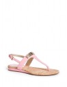 GUESS sandálky Jillaine T-strap ružové