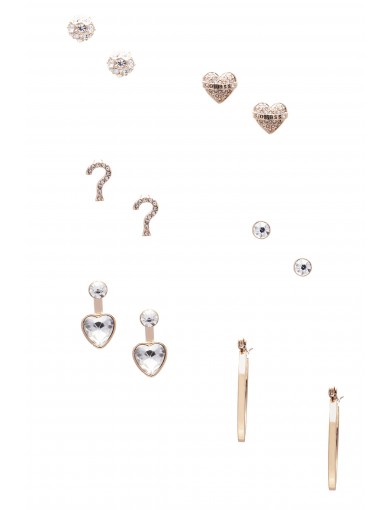 GUESS náušnice Gold-Tone...