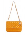 GUESS kabelka Melise Patent Quilted Bag marigold