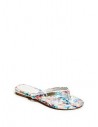 GUESS sandálky Kassie Thong Sandals floral bílé