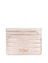 GUESS peněženka Vella Croc Cardholder shell