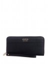 GUESS peňaženka Katey Large Zip-Around Wallet čierna