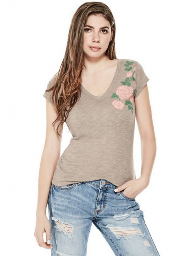 GUESS tričko Haze Rose...