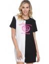 Outlet - GUESS šaty Irina Color-Block T-Shirt Dress černé