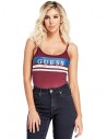 Outlet - GUESS body Betsie Logo Bodysuit bordové