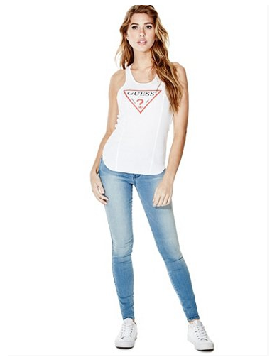 Outlet - GUESS tielko Logo... 2