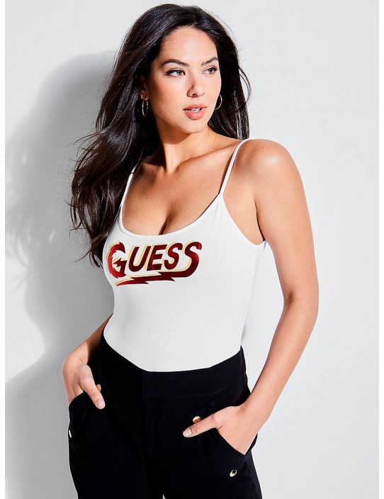 GUESS body Charged Up Logo Bodysuit...