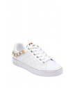 GUESS tenisky Brisco quilted low-top sneakers bílé