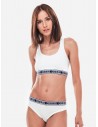 GUESS podprsenka Logo Band Sports Bra biela