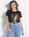 GUESS tričko Eco Charmed Embellished Easy Fit Tee černé
