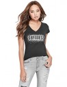 Outlet - G by GUESS tričko Miraya Logo Tee čierne