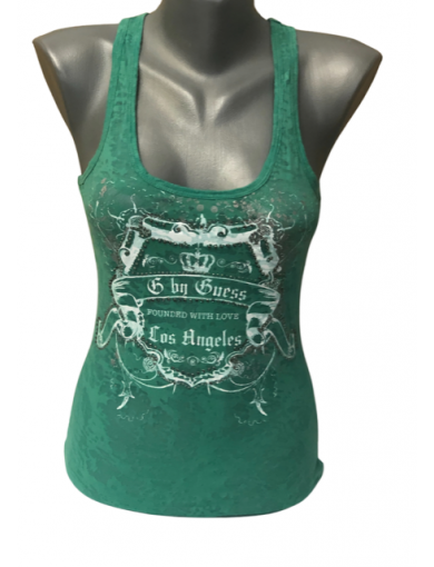 GUESS tílko tyrkysové