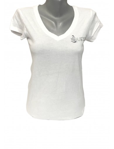 Outlet - GUESS tričko biele