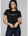 GUESS MARCIANO tričko Holographic Logo Top čierne