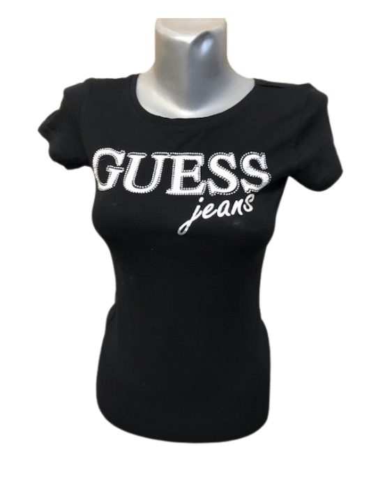 Outlet - GUESS tričko čierne