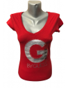 Outlet - G by GUESS tričko červené