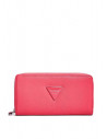 Outlet - GUESS peněženka Abree Zip Around pink