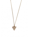 Outlet - GUESS náhrdelník Gold-tone Triangle