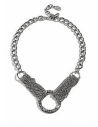 Outlet- GUESS náhrdelník Silver multi chain