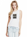 GUESS tílko Celeste Tank Top bílé