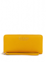 Outlet - GUESS peněženka Debora Zip-around Wallet žlutá