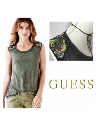 Outlet - GUESS top zelený