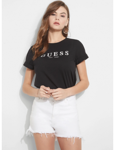 GUESS tričko 1981 Rolled...