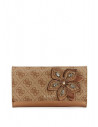 Outlet - GUESS peňaženka Sibyl Logo Wallet hnedá
