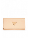 Outlet - GUESS peněženka Abree Flap Wallet peach