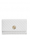 Outlet - GUESS peňaženka Classic Quilted Wallet and Pouch biela