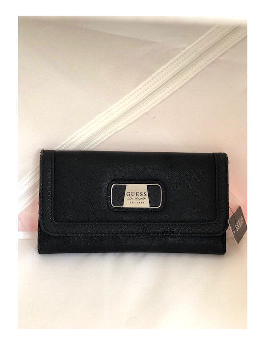 Outlet - GUESS peňaženka Bonita čierna