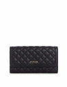 Outlet - GUESS peňaženka Sienna Quilted Clutch čierna