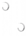 GUESS náušnice Silver-Tone Reversible Hoop Earrings