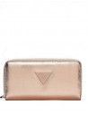 Outlet - GUESS peneženka Abree Zip Around rose gold