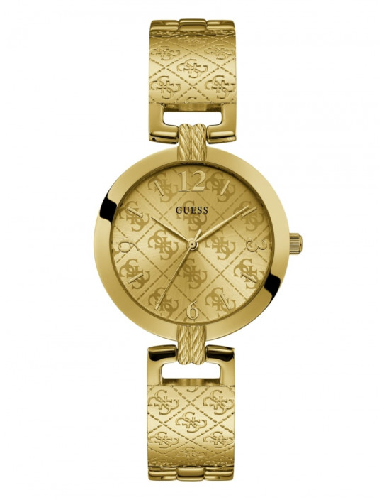 GUESS hodinky Gold-tone Analog Watch