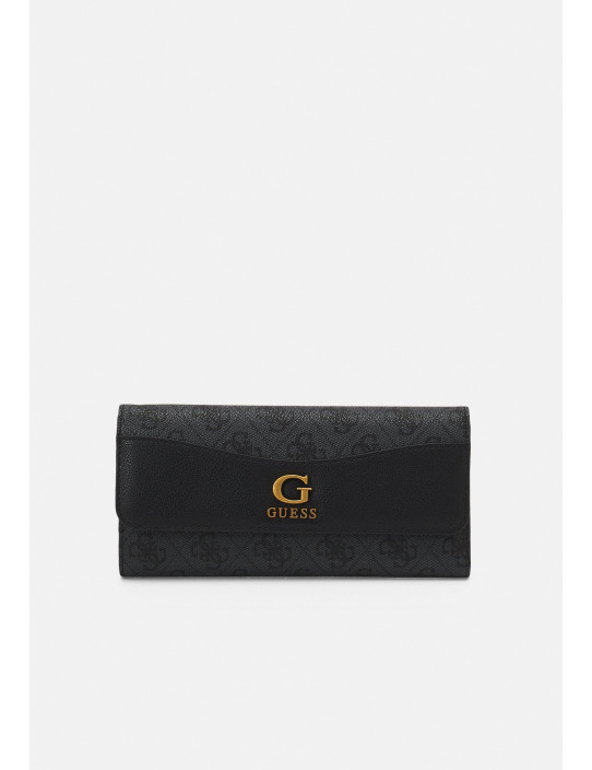 GUESS peňaženka Nell Logo čierna