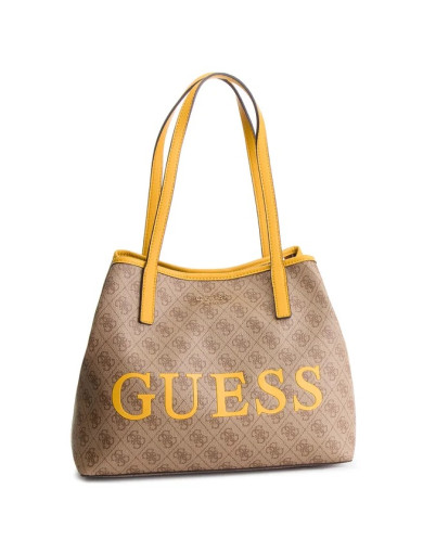 GUESS kabelka Vikky 2v1 hnedá